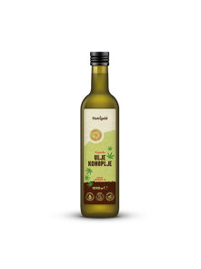 Nutrigold Hanföl – Biologisch kaltgepresst in einer 1000ml dunklen Glasflasche
