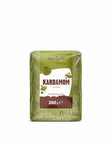 Nutrigold Kardamompulver - grün in einer 200 Gramm Packung