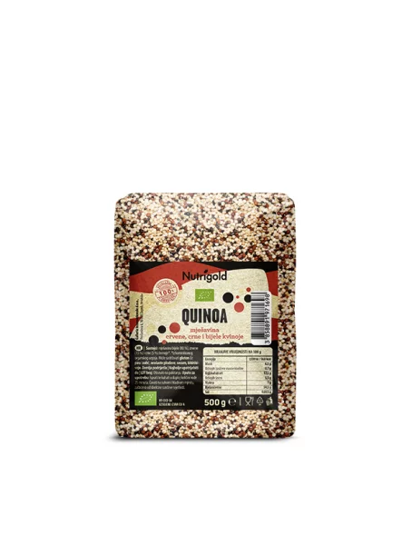 Quinoa „Tricolor“ – Biologisch 500g Nutrigold