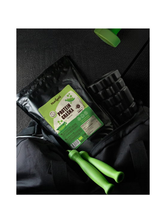 Nutrigold biologisches Erbsenproteinpulver in einer 1000g Packung