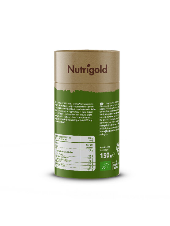 Nutrigold Brennnesselpulver - Biologisch in einer 150 Gramm Packung