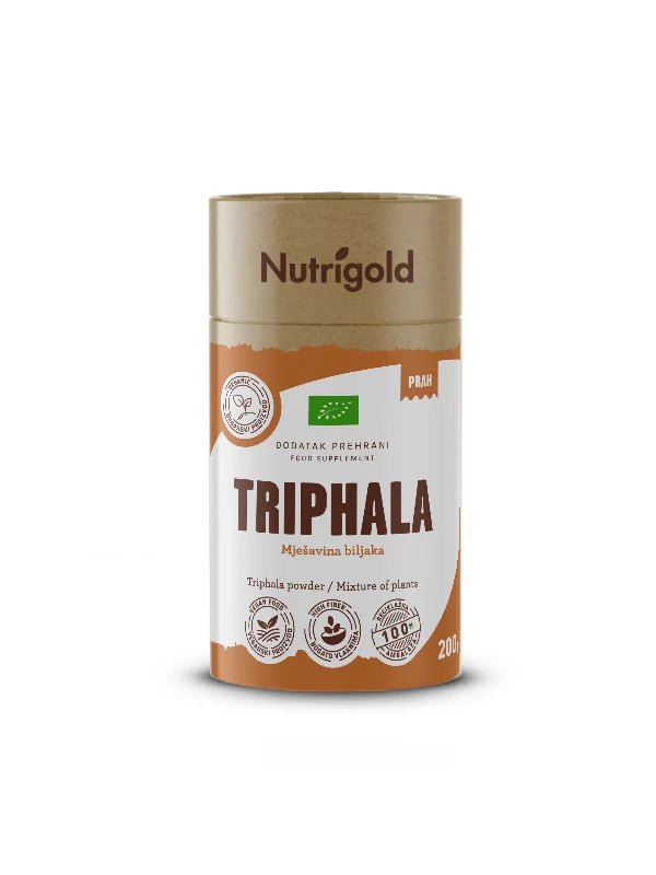 Nutrigold Triphala-Pulver – Biologisch in einer 200g Packung