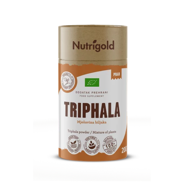 Nutrigold Triphala-Pulver – Biologisch in einer 200g Packung