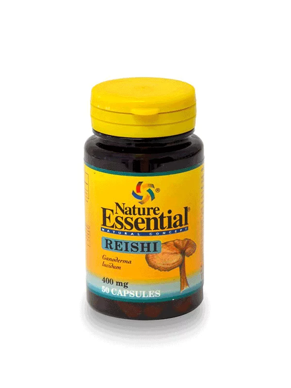 Nature Essential  Reishi 400mg - 50 Kapseln in der Verpackung