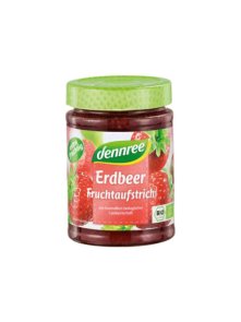 Erdbeeraufstrich 55% – Biologisch 340g Dennree