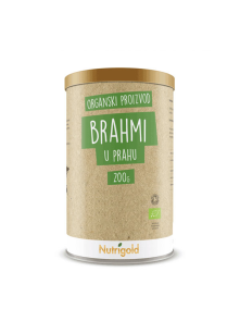 Nutrigold biologisches Brahmi Pulver in einer braunen 200 Gramm Packung