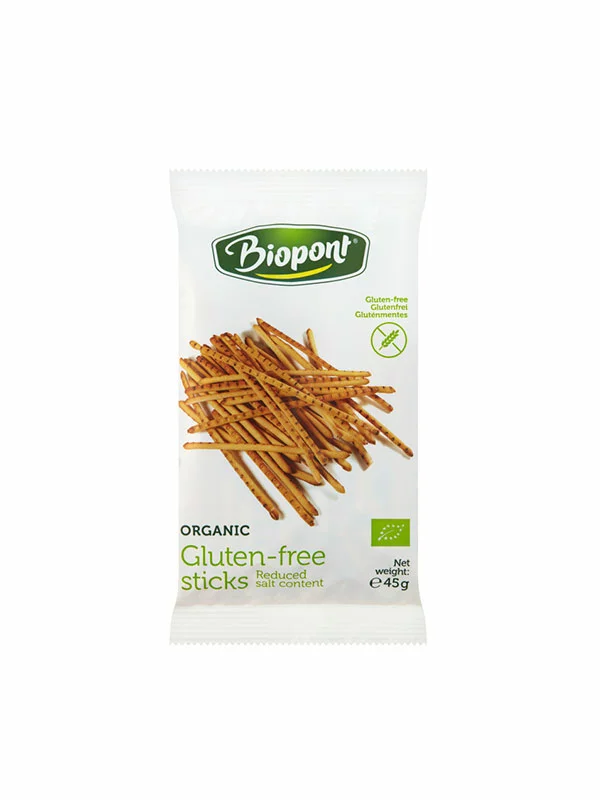 Biopont Sticks ohne Gluten - Biologisch in einer 45g Verpackung