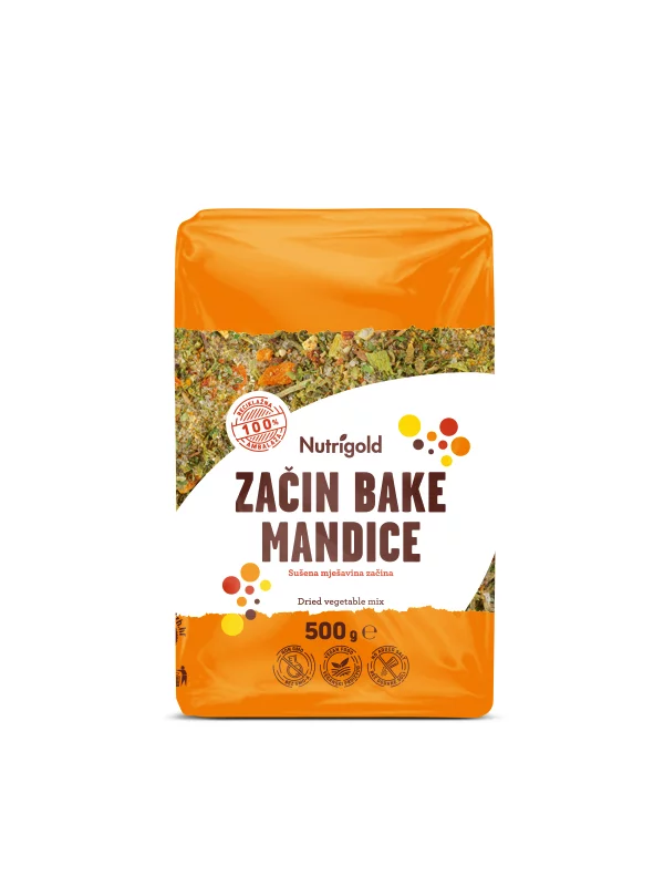 Nutrigold Gewürzmischung ohne Salz von Oma Mandica in einer 500g Packung