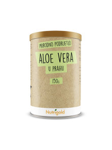 Nutrigold Aloe Vera Pulver 150g in brauner Verpackung