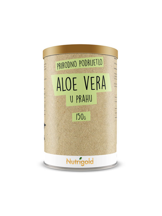 Nutrigold Aloe Vera Pulver 150g in brauner Verpackung