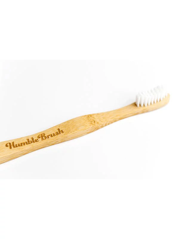 Humble Brush Bambuszahnbürste für Kinder Ultra Soft Weiß