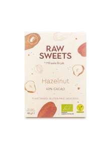 Rohkakaoriegel Haselnuss – 48g Biologisch Raw sweets by Mihaela