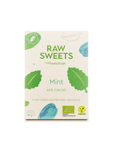 Rohkakaoriegel Pfefferminze – 48g Biologisch Raw sweets by Mihaela