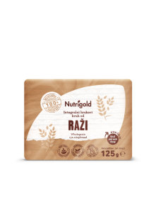 Nutrigold Knuspriges Vollkorn Roggenknäckebrot - ohne Zuckerzusatz in einer 125g Packung