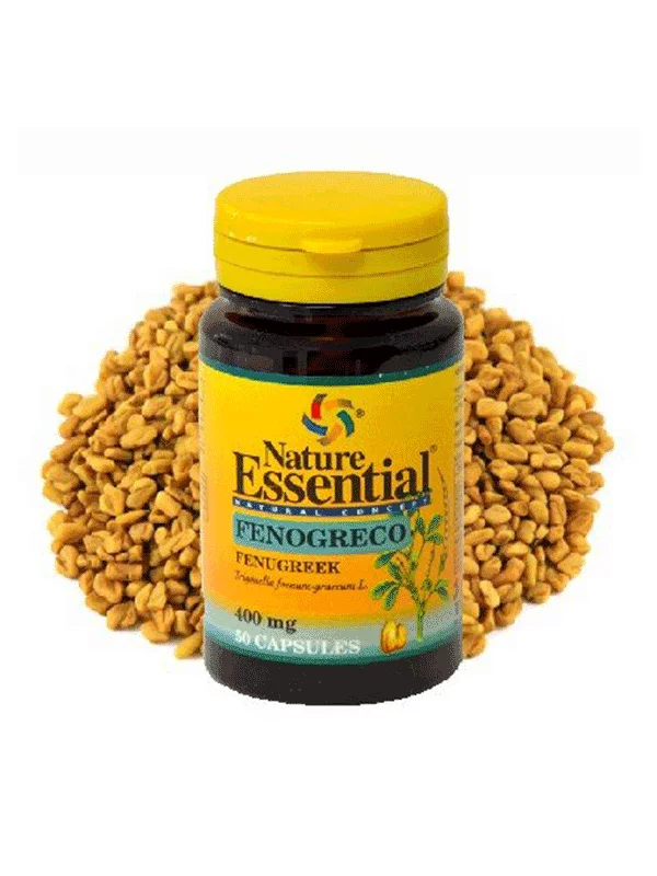 Nature Essential Bockshornklee 400mg mit 50 Kapseln in der Packung