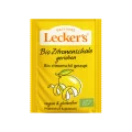 Lecker's Zitronenschale gerieben – Biologisch in Beutel von 15 g
