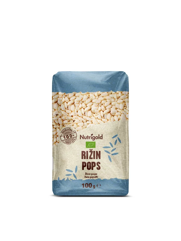 Nutrigold Reis Pops – Biologisch in einer 100g Packung
