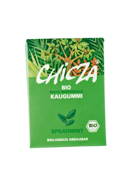 Chicza Kaugummi Spearmint – Biologisch in einer 30g Packung