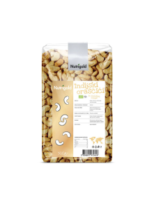 Nutrigold Cashewkerne roh - Biologisch in einer 500 Gramm Packung