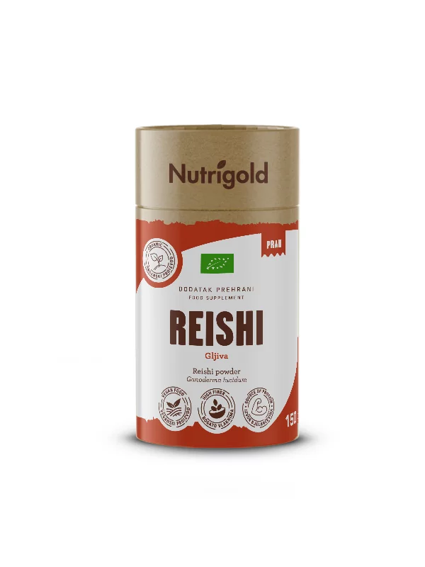 Nutrigold  Reishi-Pulver Biologisch in Kartonverpackung 150 g