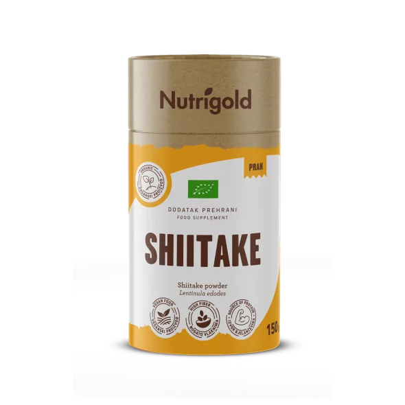 Nutrigold Shiitake-Pulver – Biologisch – von 150g