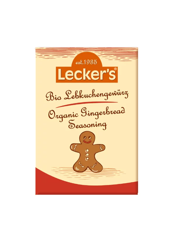 Lecker's Gewürz für Lebkuchen – Biologisch in einer 16g Packung