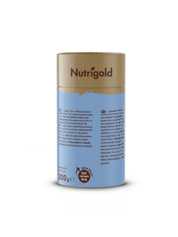 Nutrigold MSM Pulver in einer 300 Gramm Packung