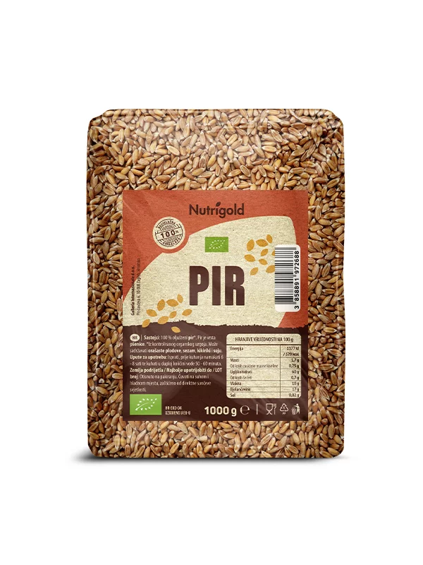 Nutrigold Dinkel geschält in Kunststoffverpackung - Biologisch - 1000g