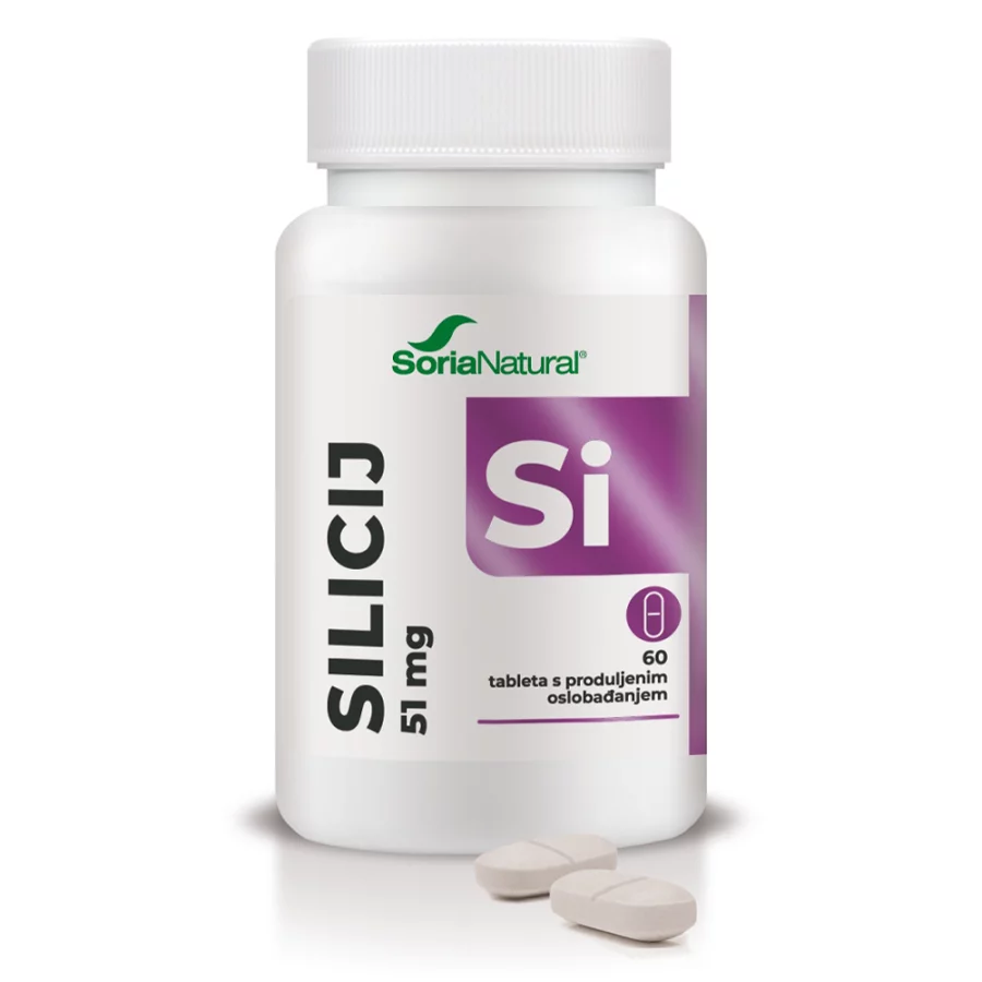 Soria Natural Siliziumtabletten 51mg mit 60 Stück in der  Packung