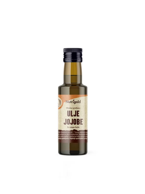 Nutrigold Jojobaöl kaltgepresst - Biologisch in einer 100ml Packung