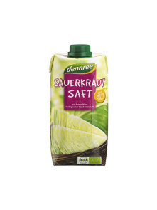 Dennree Sauerkrautsaft – Biologisch in einem 500ml Tetrapak