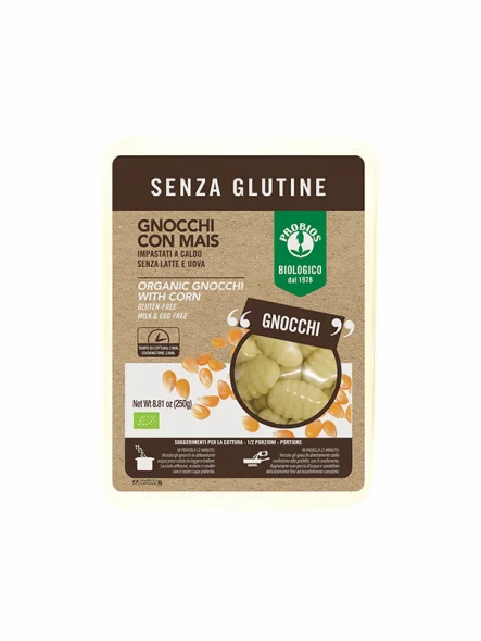Probios Mais-Gnocchi Glutenfrei – Biologisch in einer 250g Packung