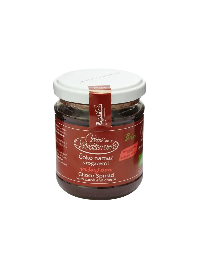 Johannisbrot- Sauerkirsche Aufstrich  – Biologisch 190g Vegetariana