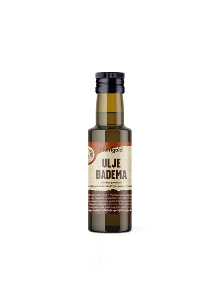 Nutrigold Mandelöl kaltgepresst – Biologisch in einer 100ml Packung