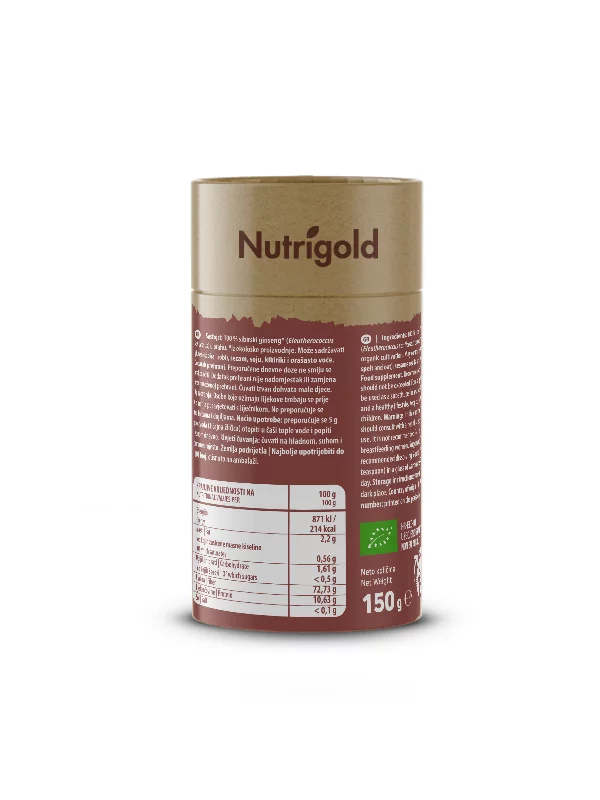 Nutrigold Sibirischer Ginseng im Kartonpackung mit 150 g