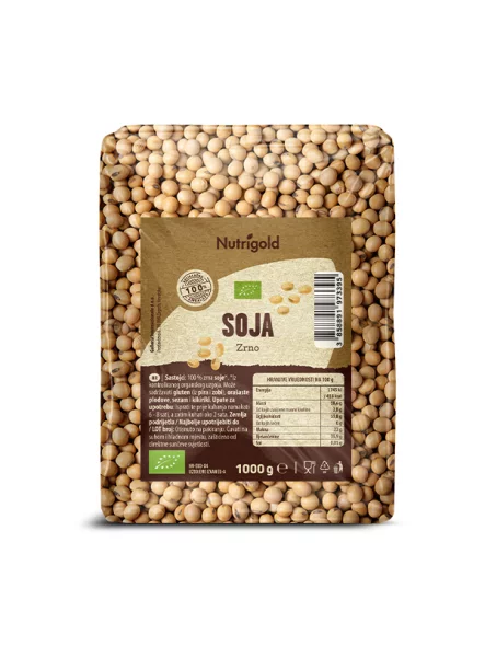 Nutrigold Soja – Biologisch in einer 1000g Packung