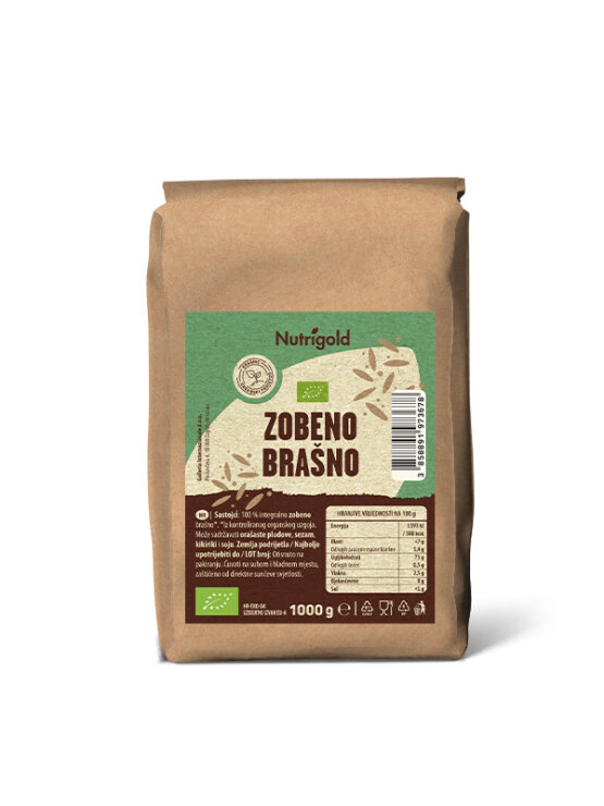Haferflocken – Biologisch 1000g Nutrigold