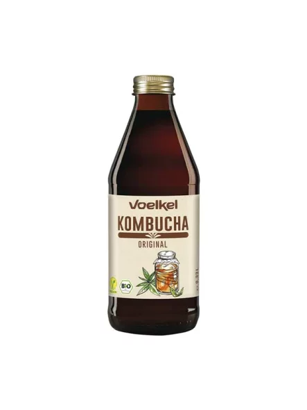 Voelkel Kombucha Getränk Original – Biologisch in der 0,33l Flasche