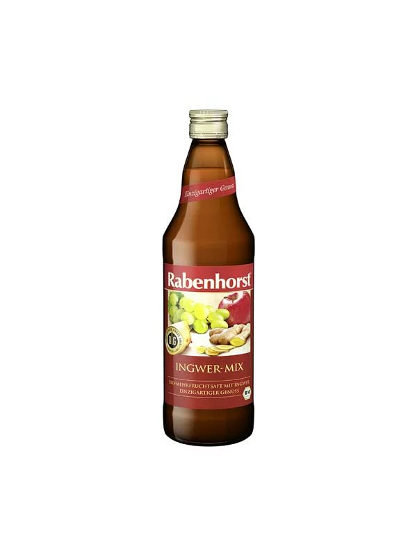 Rabenhorst Saft-Ingwer-Mix - Biologisch in einer 750ml Flasche