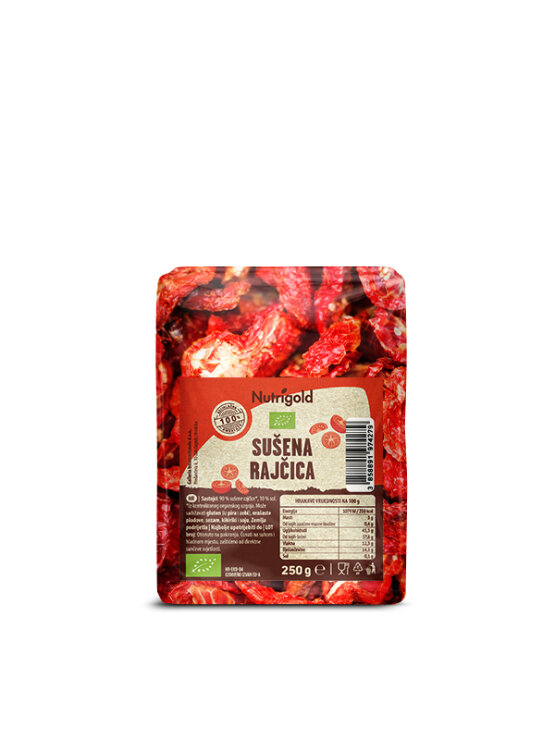 Nutrigold Getrocknete Tomaten – Biologisch in einer 250g Verpackung