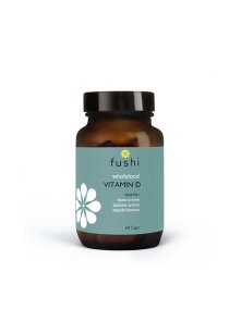 Fushi Whole Food Vitamin D mit 60 Kapseln in der Packung