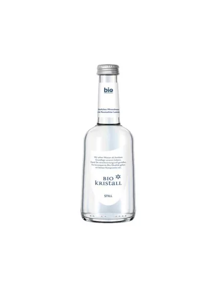 BioKristall Minerallwasser still – biologisch in einer 0.33L Verpackung
