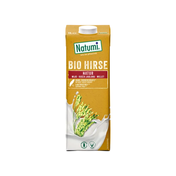 Natumi Hirse Drink Biologisch im 1000ml Tetrapack