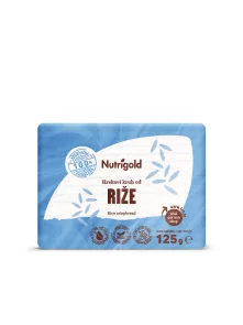 Nutrigold Reis-Knäckebrot – Ohne Zuckerzusatz in Veprackung von 125 g