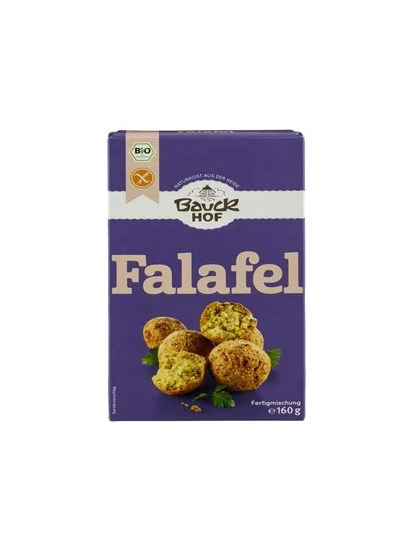 Bauck Mühle Falafel Fertigmischung Glutenfrei - Biologisch in einer 160g Packung