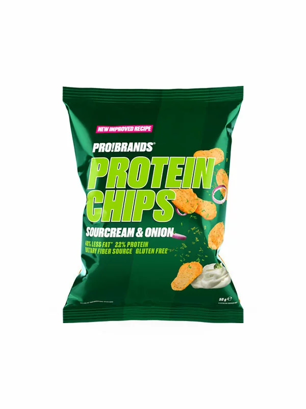 Fcb Brands Chips ProteinPro  – Sour Cream & Onion in der 50g Packung