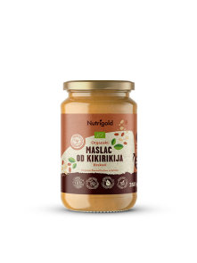Nutrigold Erdnussbutter Crunchy – Biologisch in einer 350 Gramm Packung