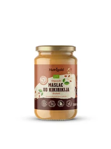 Nutrigold Erdnussbutter Crunchy – Biologisch in einer 350 Gramm Packung