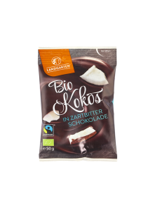 Kokos in dunkler Schokolade - Biologisch 50g Landgarten