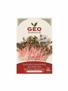 Geo Rosa Rettichsamen zum Keimen – Biologisch in einer 20g Packung